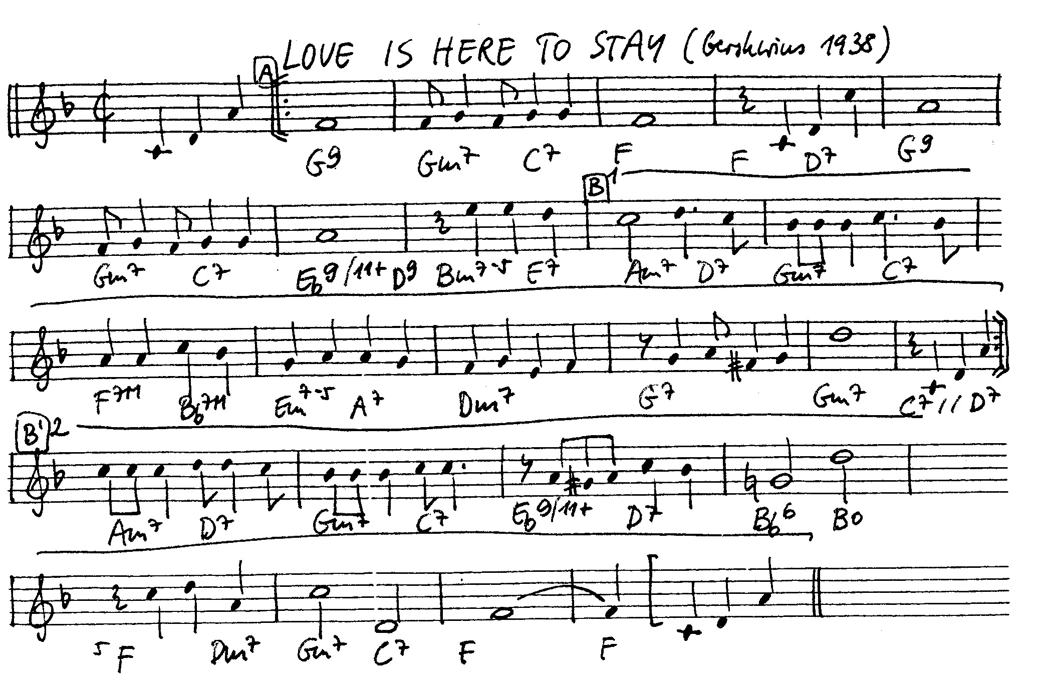 love is here to stay leadsheet – book us for your next 20s or gatsby event